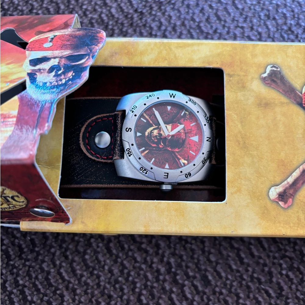 Disney Store Pirates Of The Caribbean At World's End Watch In Original Box